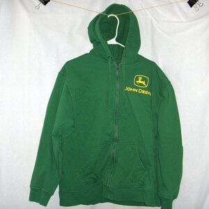 John Deere Zipper Hoodie Size L